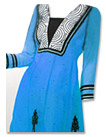 Turquoise Georgette Suit- Pakistani Casual Clothes