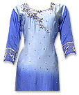 Blue Schmooze Silk Suit