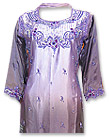 Purple Satin Silk Suit