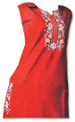 Red Cotton Suit- Pakistani Casual Dress