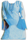 Light Blue Chiffon Trouser Suit - Indian Clothes