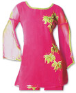 Magenta Chiffon Trouser Suit- Pakistani Casual Clothes