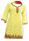 Cream/Maroon Georgette Suit- Pakistani Casual Clothes