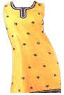 Yellow/Blue Georgette Suit     - Pakistani Casual Dress