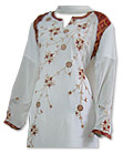 Off-white Georgette Suit- Pakistani Casual Clothes