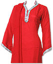 Red Chiffon Suit- Indian Dress