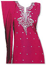 Magenta Chiffon Suit- Indian Semi Party Dress