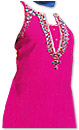 Hot Pink/Turquoise Chiffon Suit- Indian Semi Party Dress