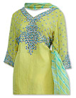 Yellow Crinkle Chiffon Suit