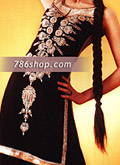 Black Chiffon Lehnga- Pakistani Party Wear Dress