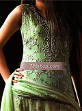 Light Green Chiffon Suit- Pakistani Formal Designer Dress