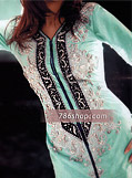 Sea Green Silk Suit- Pakistani Party Wear Dress