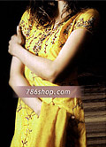 Yellow Silk Suit- Pakistani Formal Designer Dress