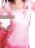 Pink Chiffon Suit- Pakistani Formal Designer Dress