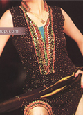 Dark Brown/Golden Chiffon Suit- Pakistani Party Wear Dress