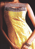 Yellow Silk Suit- Indian Designer Dress
