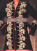 Black Chiffon Trouser Suit- Pakistani Formal Designer Dress