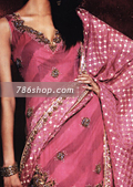 Tea Pink Chiffon Trouser Suit- Pakistani Formal Designer Dress