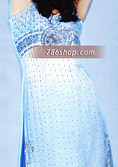 Turquoise Chiffon Suit- Pakistani Formal Designer Dress