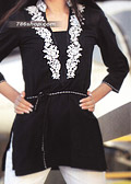 Black/White Chiffon Trouser Suit- Pakistani Formal Designer Dress