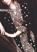 Black Chiffon Trouser Suit- Pakistani Party Wear Dress