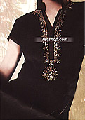 Black Chiffon Suit    - Pakistani Formal Designer Dress