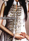 White Chiffon Suit    - Pakistani Formal Designer Dress