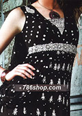 Black Chiffon Suit- Pakistani Formal Designer Dress