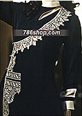 Black Chiffon Suit - Pakistani Formal Designer Dress