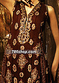 Maroon Chiffon Suit - Pakistani Formal Designer Dress