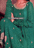 Sea Green Chiffon Suit- Pakistani Party Wear Dress