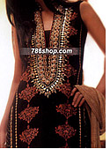 Black Chiffon Suit- Pakistani Formal Designer Dress