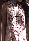 Off-White Chiffon Suit- Pakistani Formal Designer Dress