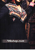 Black Chiffon Suit- Pakistani Formal Designer Dress