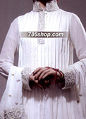 White Chiffon Suit- Pakistani Party Wear Dress