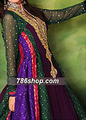 Multi Color Jamawar Chiffon Suit 