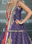 Blueberry Jamawar Zari Suit  - Pakistani Party Wear Dress