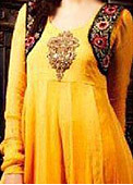 Yellow Chiffon Suit- Pakistani Party Wear Dress