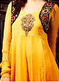 Yellow Chiffon Suit