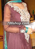Magenta Crinkle Chiffon Suit - Pakistani Formal Designer Dress