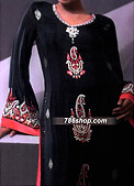 Black Chiffon Suit - Pakistani Formal Designer Dress