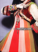 Multi Color Chiffon Suit- Pakistani Party Wear Dress