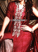 Magenta Chiffon Suit- Pakistani Formal Designer Dress