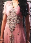 Pink Chiffon Suit- Pakistani Formal Designer Dress