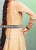 Light Golden Chiffon Suit- Pakistani Party Wear Dress