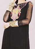 Black Chiffon Suit- Pakistani Formal Designer Dress