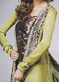 Light Green Chiffon Suit - Pakistani Party Wear Dress