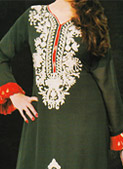 Dark Grey Crinkle Chiffon Suit- Pakistani Formal Designer Dress