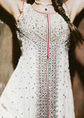 White Chiffon Suit- Pakistani Formal Designer Dress