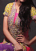 Purple Chiffon Suit- Pakistani Party Wear Dress